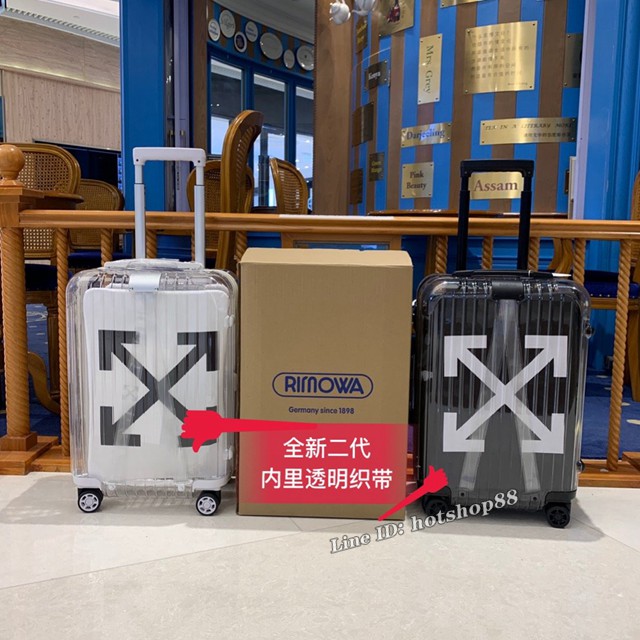 二代Off-White透明箱行李箱明星同款拉杆箱 gdx1273
